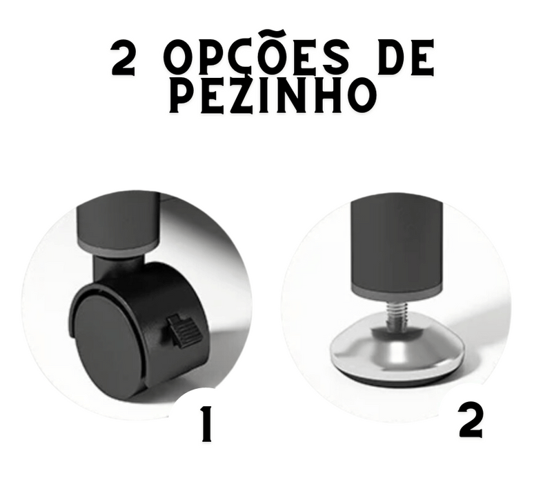 Prateleira Organizadora Dobrável de Metal Resistente - Lançamento